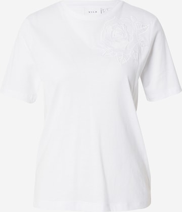 VILA T-Shirt 'VIKRUNA' in Weiß: Vorderseite