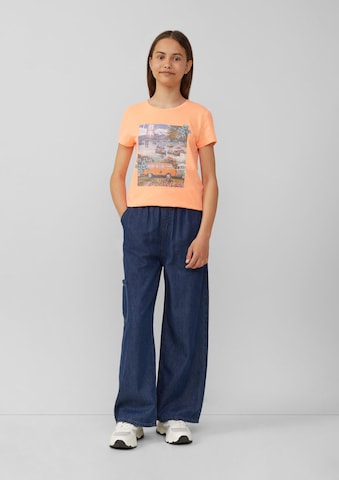 s.Oliver Shirt in Oranje: voorkant