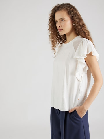 BOSS Orange - Blusa 'C_Benissa' em branco: frente