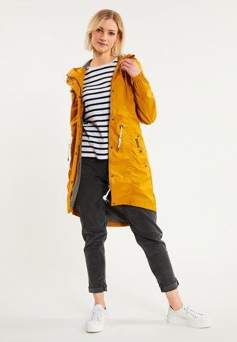 Manteau fonctionnel Schmuddelwedda en jaune