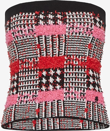 Top 'Boucle' di Karl Lagerfeld in colori misti: frontale