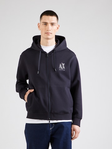 ARMANI EXCHANGE Sweatjacka i blå: framsida