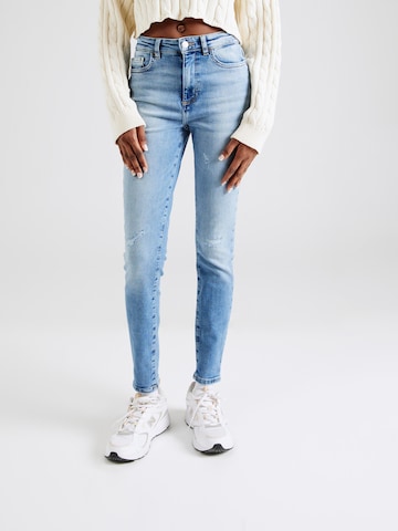 ONLY Skinny Jeans 'FOREVER' in Blauw: voorkant