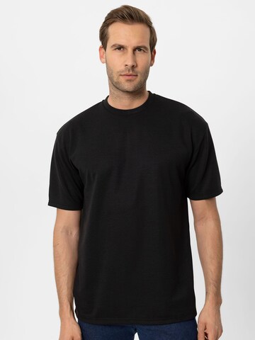 Dandalo T-Shirt 'Cremona' in Schwarz: Vorderseite