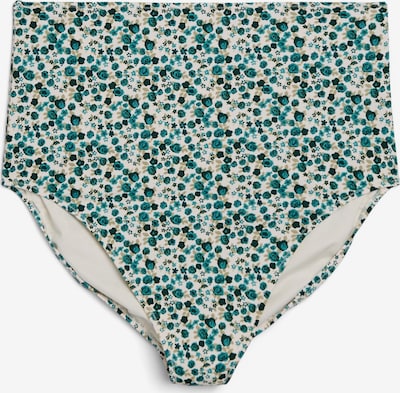Bikinio kelnaitės 'Skatrin' iš Swim by Zizzi, spalva – kremo / tamsiai žalia / juoda, Prekių apžvalga