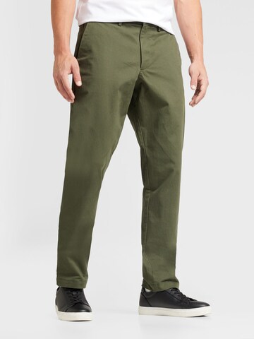 GAP - Regular Calças chino em verde: frente