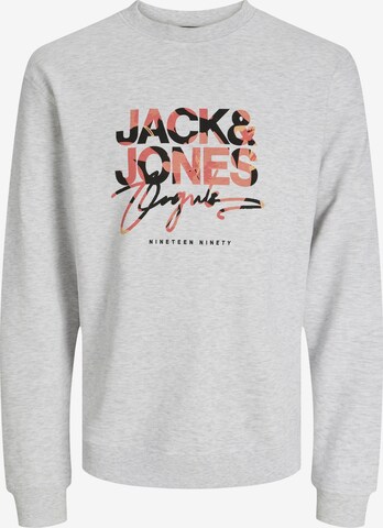 Sweat-shirt 'ARUBA' JACK & JONES en gris
