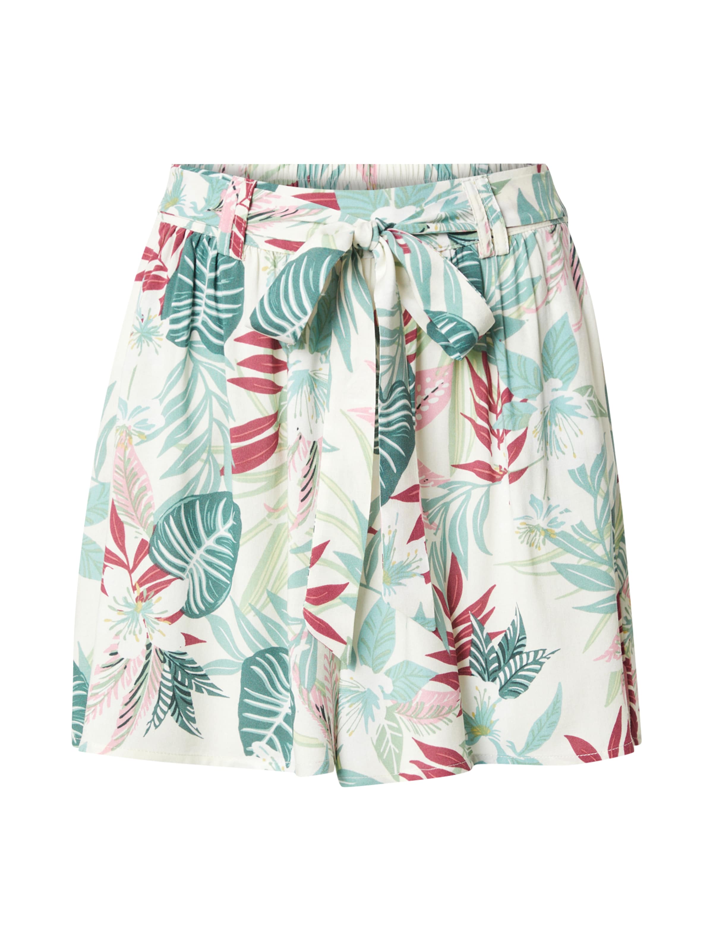 ONLY Široký strih Plisované nohavice 'ONLNOVA' - Zelená: predná strana