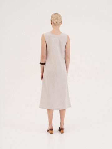 Robe d’été 'Ines' AmourLinen en beige