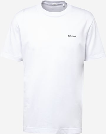 GABBA Μπλουζάκι σε λευκό: μπροστά