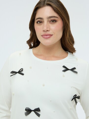 Pull-over Fiorella Rubino en blanc