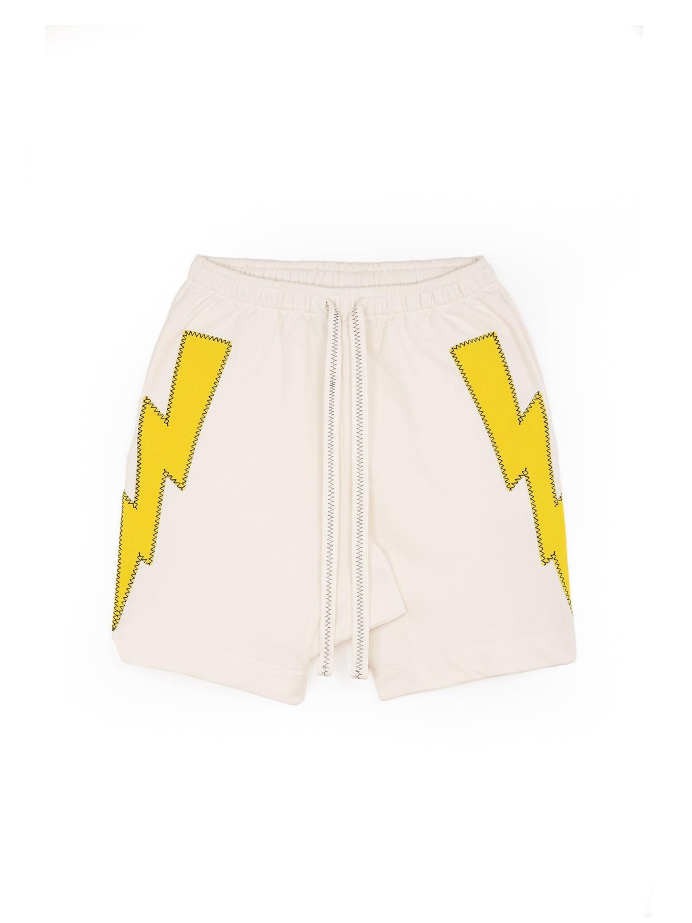 The Rad Black Kids - Ropa ancha Pantalón deportivo 'Jump Higher Shorts' en blanco: frente