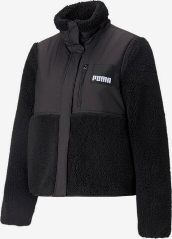 PUMA Winter Jacket in Black: front