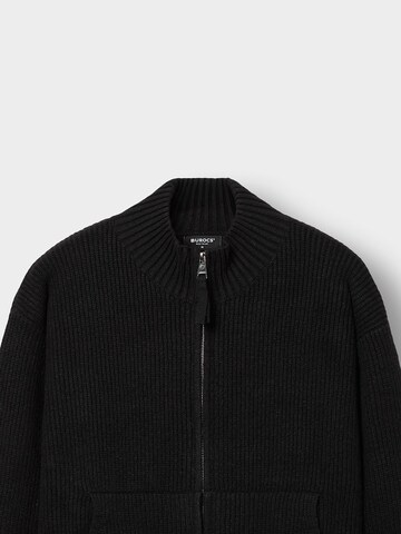 Burocs Knit Cardigan in Black