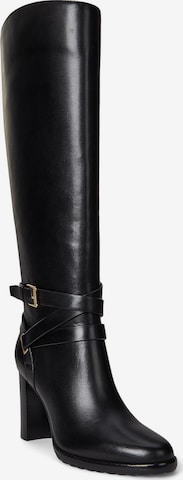 Lauren Ralph Lauren Saappaat 'Collins' värissä musta: etupuoli