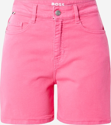 BOSS Orange Regular Jeans in Roze: voorkant