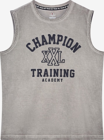 Champion Authentic Athletic Apparel Toiminnallinen paita värissä harmaa: etupuoli