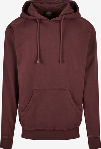 Sweat-shirt Urban Classics en rouge : devant