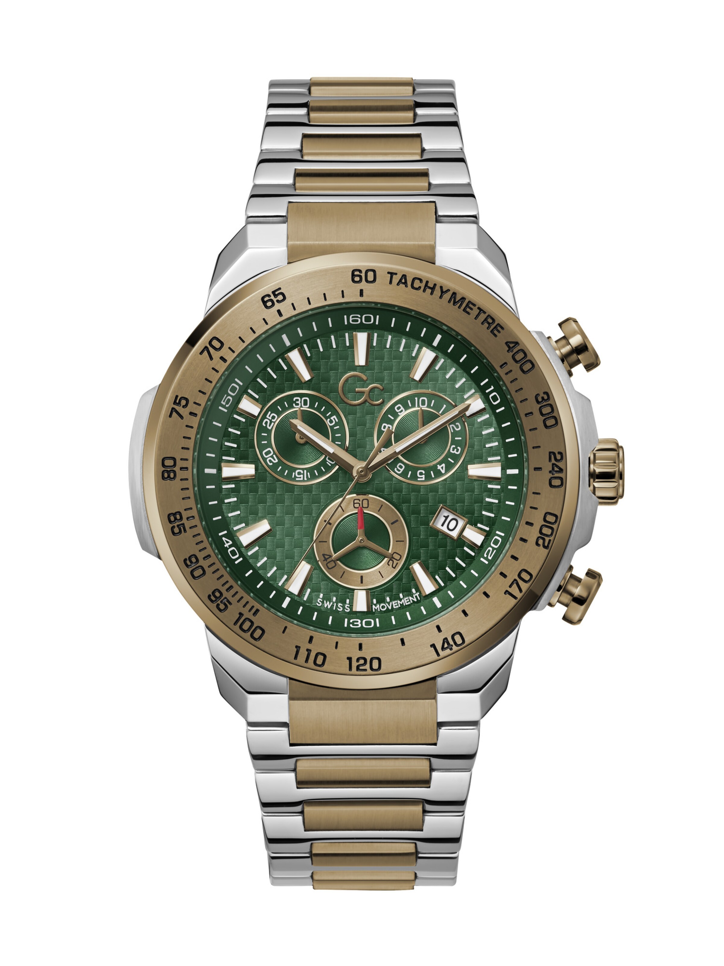 Gc Analoog horloge 'Gc First Class' in Goud: voorkant