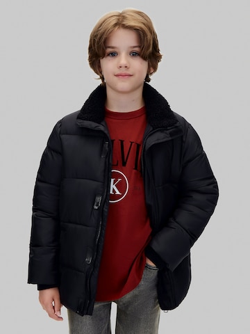 Calvin Klein Jeans Regular Winterjas in Zwart: voorkant