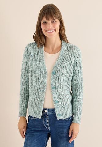 CECIL Knit Cardigan in Green: front