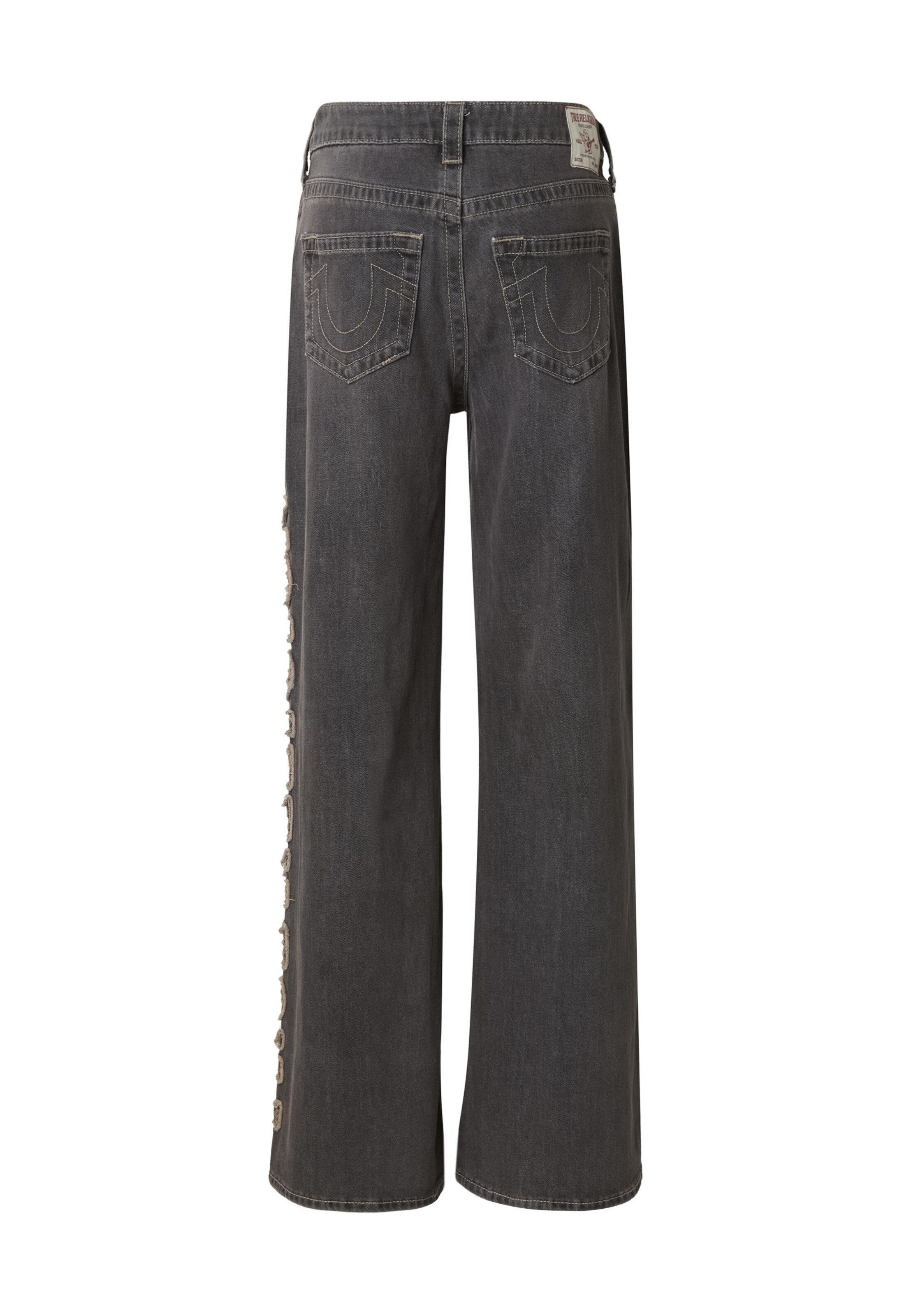 True Religion Wide leg Jeans 'Bobbi' in Grey