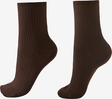 CALZEDONIA Socken in Braun: Vorderseite