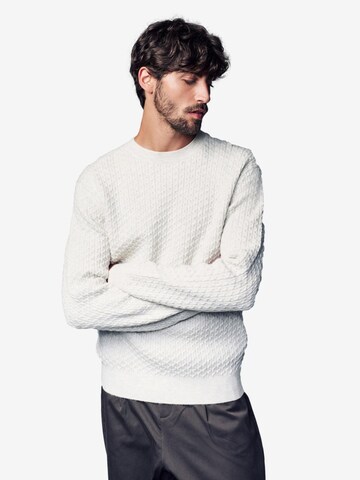 Next Trui in Beige: voorkant