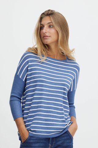 Fransa Sweater in Blue: front