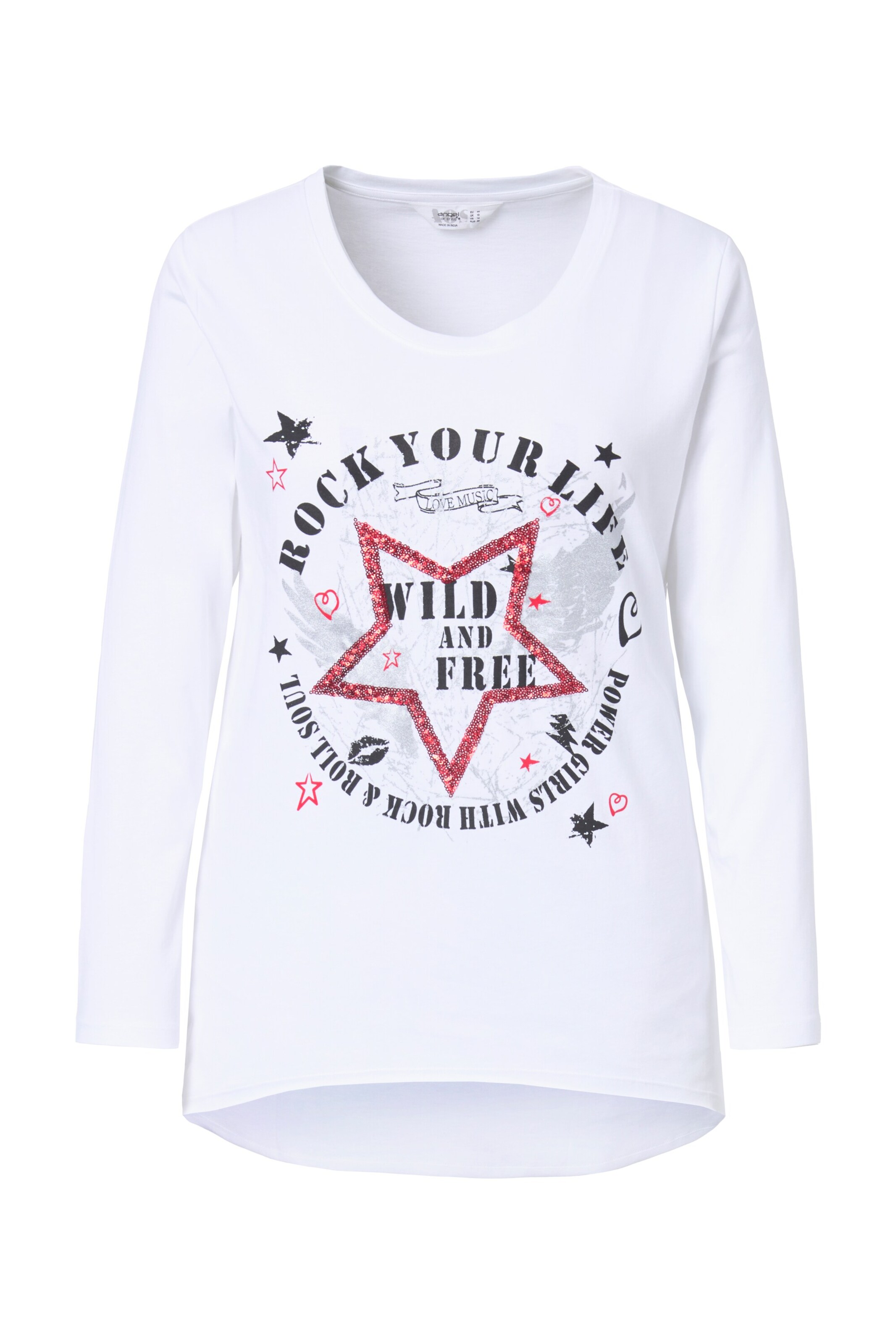 Angel of Style Shirt in White: front