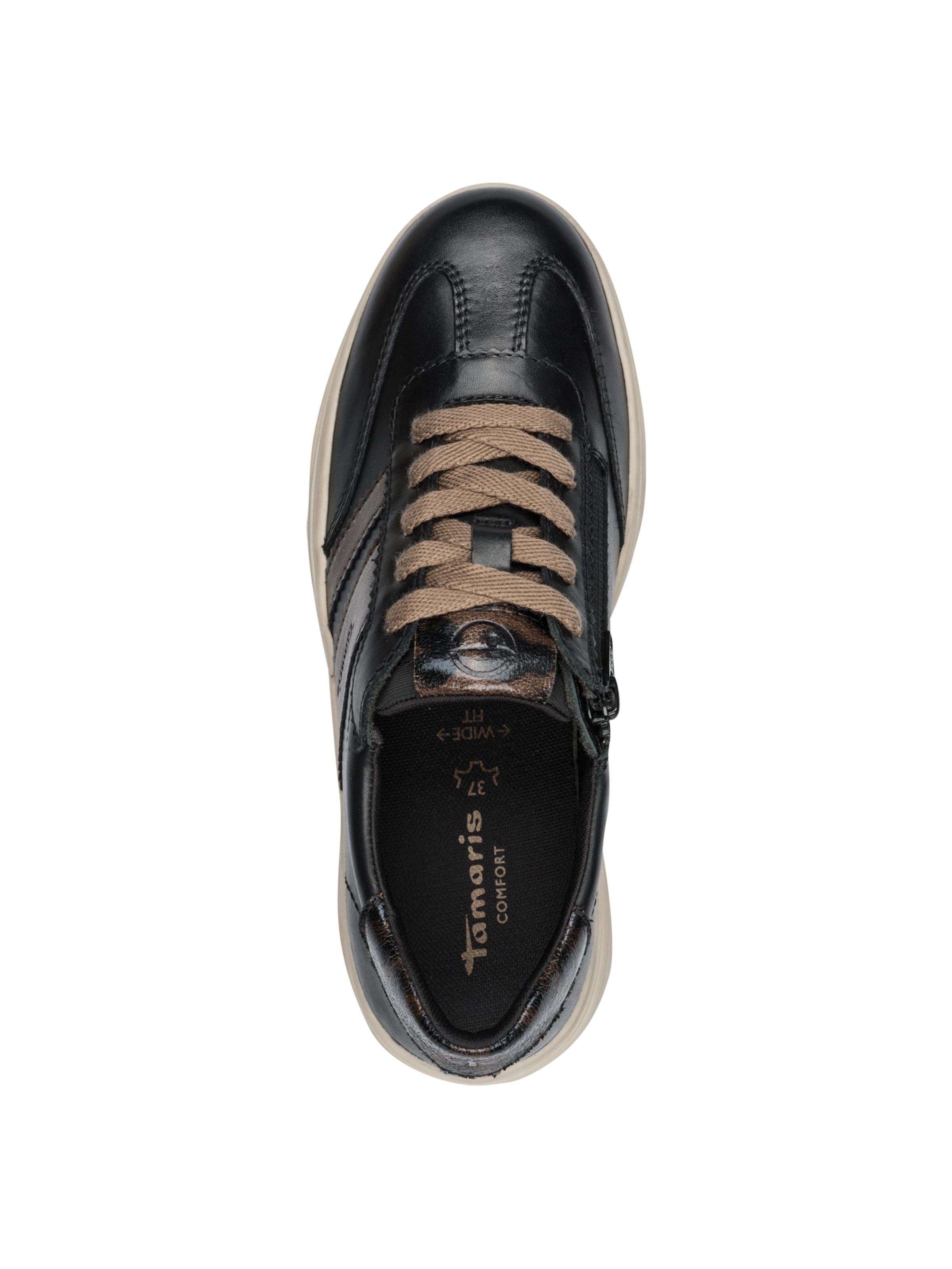Tamaris Platform trainers in Black