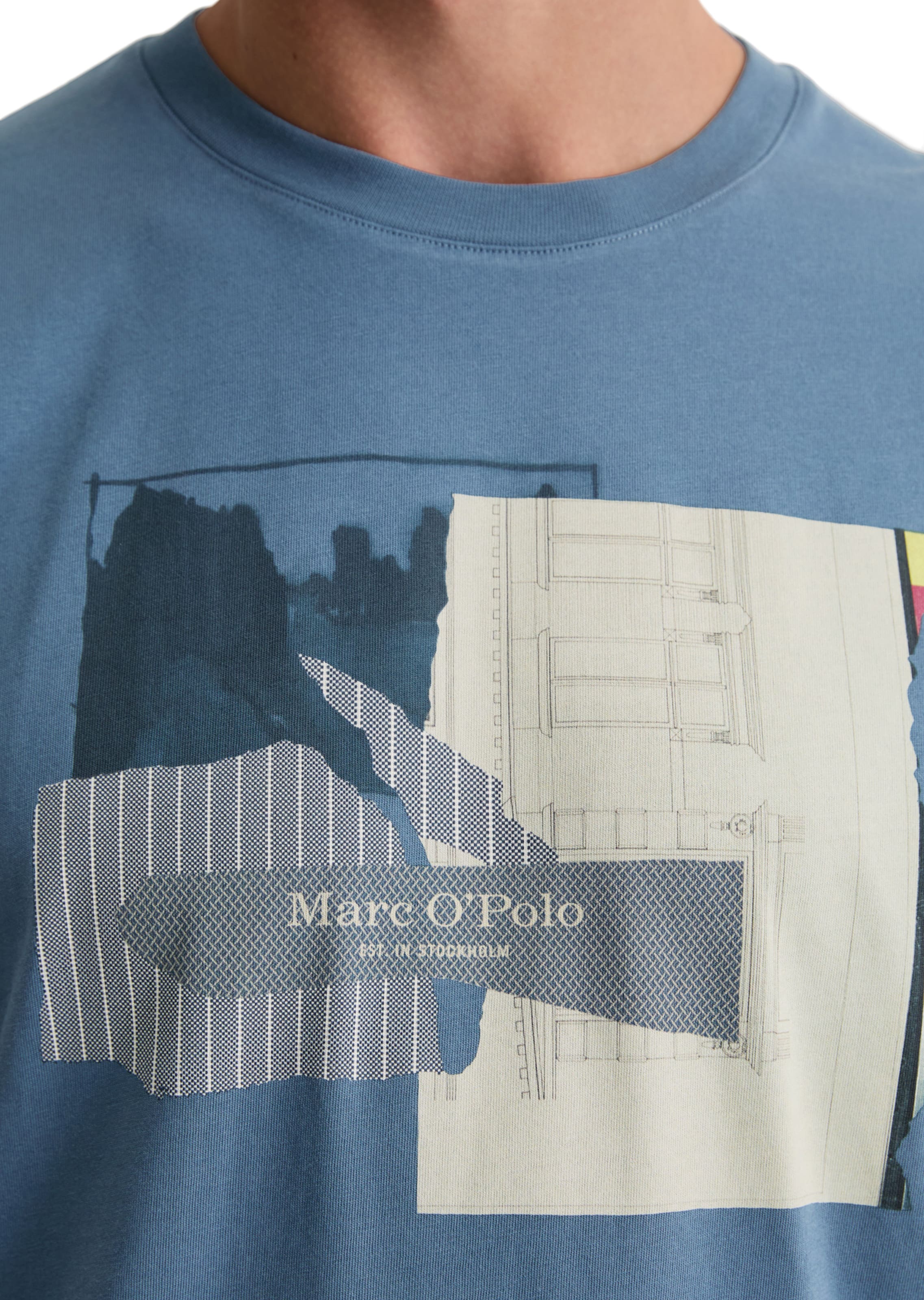 Marc O'Polo T-Shirt in Blau