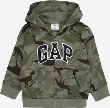 GAP Sweat jacket in Green: front