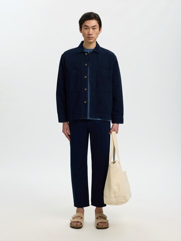 SELECTED Regular fit Between-Season Jacket in Blue