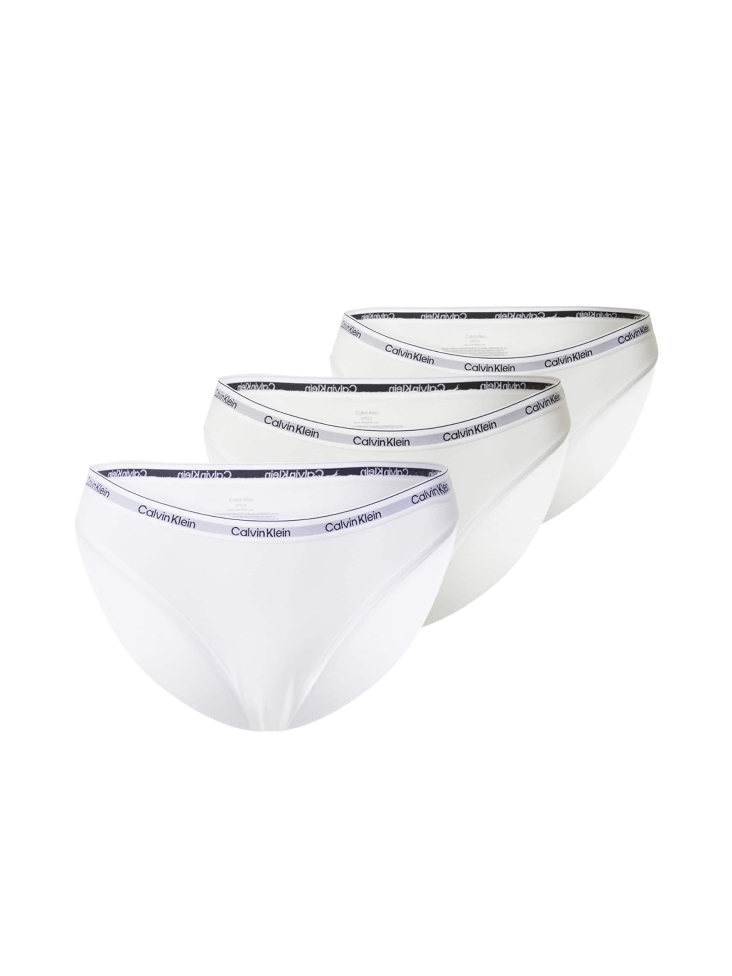 Slip de la Calvin Klein Underwear pe alb: față