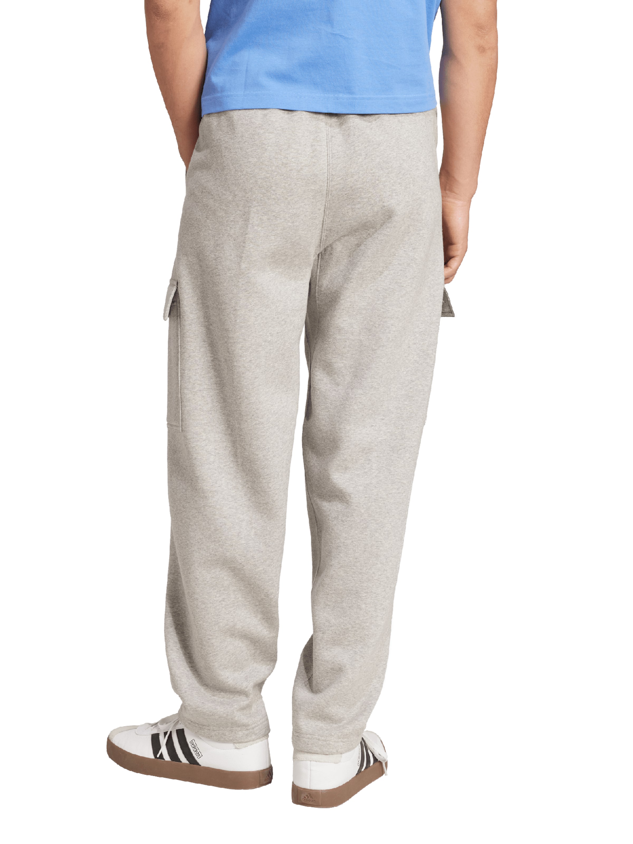 ADIDAS SPORTSWEAR Loosefit Sportbyxa 'A SZN' i grå: baksida