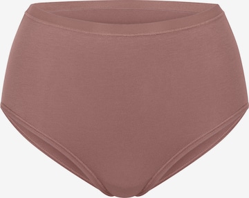 SLOGGI Slip ' GO Daily Cotton Highwaist ' in Brown: front