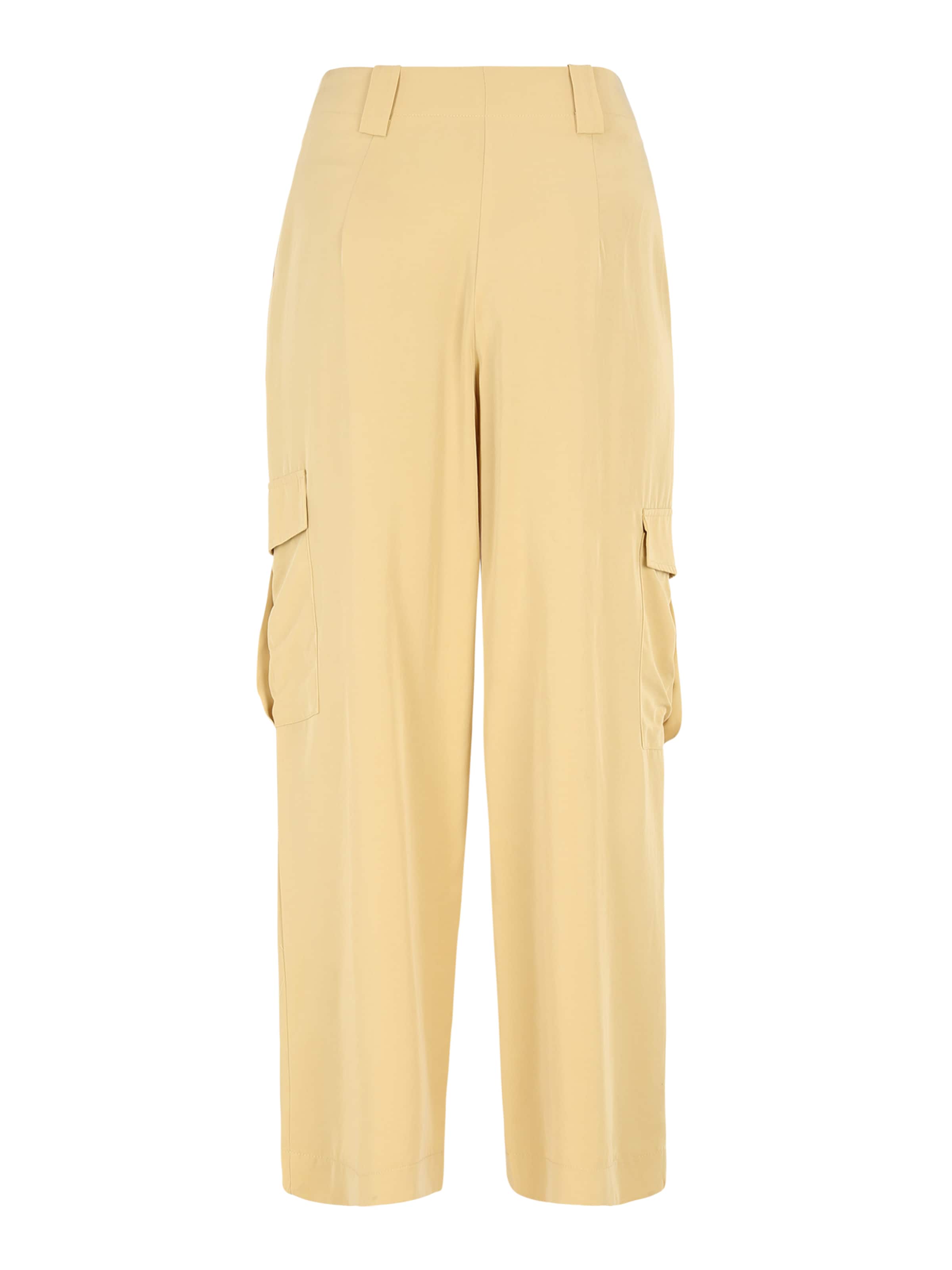 Warehouse Petite Loosefit Cargobukser i beige