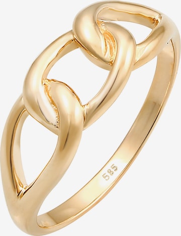 ELLI PREMIUM Ring 'Infinity' in Goud: voorkant