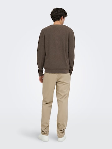 Pullover di Only & Sons in marrone