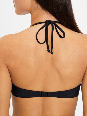 LASCANA - Bandeau Top de bikini 'Adele' en negro