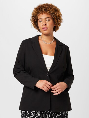 Vero Moda Curve Blazer 'Zelda' in Schwarz: Vorderseite