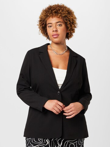 Vero Moda Curve Blazer 'Zelda' in Schwarz: predná strana