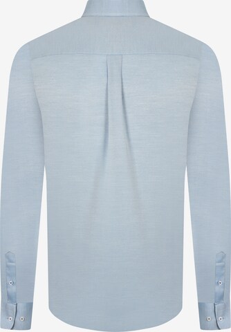 DENIM CULTURE Regular fit Button Up Shirt 'Evan' in Blue