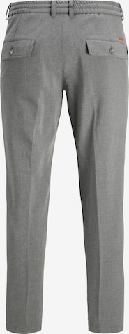 JACK & JONES Regular Pleat-Front Pants 'Bill' in Grey