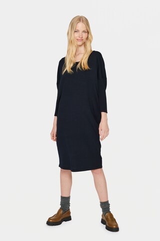 SAINT TROPEZ - Vestido de punto 'Mila' en negro