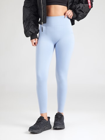 ICANIWILL Skinny Sports trousers in Blue: front