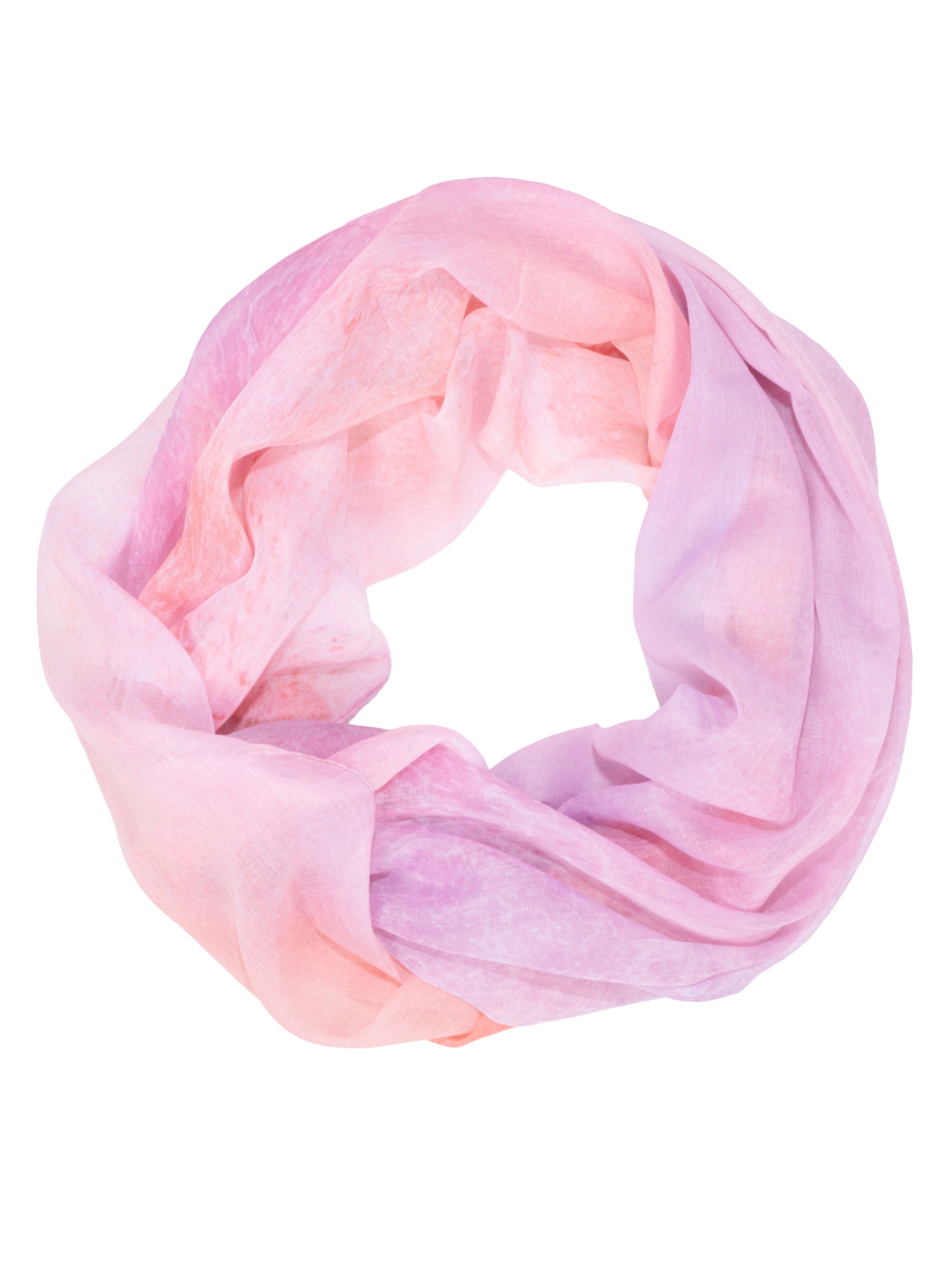 Écharpe tube 'LOLA' Seasons of April en rose : devant