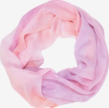 Écharpe tube 'LOLA' Seasons of April en rose : devant