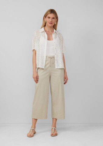 s.Oliver BLACK LABEL Wide leg Pants in Beige